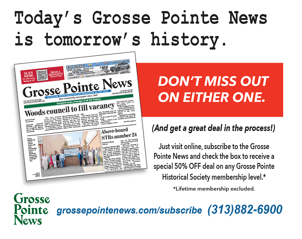 Grosse Pointe News ad image